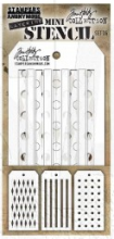 Tim Holtz® Stampers Anonymous Mini Layering Stencil Set #36 MST036