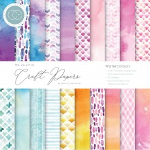 Craft Consortium Double-Sided Paper Pad 6"X6" -- Watercolors
