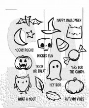 Tim Holtz® Stampers Anonymous Cling Mount Sets -- Tiny Frights CMS468