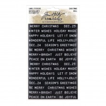 Tim Holtz® Idea-ology™ Paperie - Christmas Label Stickers