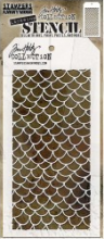 Tim Holtz® Stampers Anonymous Layering Stencils -- Scales THS140