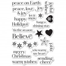 Memory Box Shining Star Clear Stamp Set CL5285