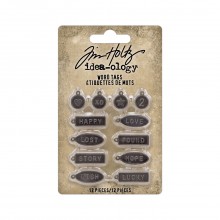 Tim Holtz® Idea-ology™ | Findings - Word Tags