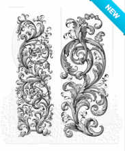 Tim Holtz® Stampers Anonymous Cling Mount Sets -- Baroque CMS400