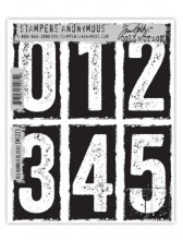 Tim Holtz® Stampers Anonymous Cling Mount Sets -- Big Number Blocks CMS223
