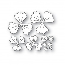 Poppystamps Craft Die - Little Posie Layered Flowers 2560