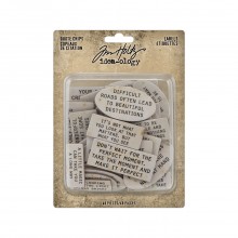 Tim Holtz® Idea-ology™ | Paperie - Quote Chips, Labels