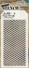 Tim Holtz® Stampers Anonymous Layering Stencils -- Herringbone THS057