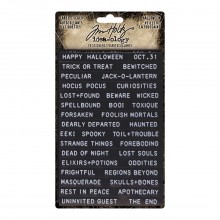 Tim Holtz® Idea-ology™ Findings - Halloween Label Stickers