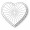 Poppystamps Craft Die - Vintage Scalloped Heart 2562