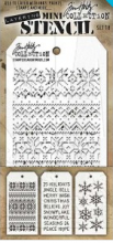Tim Holtz® Stampers Anonymous Mini Layering Stencil Set #18 MTS018