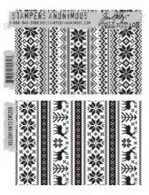 Tim Holtz® Stampers Anonymous Cling Mount Sets -- Holiday Knits CMS206
