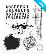 Tim Holtz® Stampers Anonymous Cling Mount Sets -- Grunged CMS402