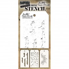 Tim Holtz® Stampers Anonymous Mini Layering Stencil Set #38 MST038