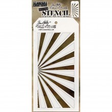 Tim Holtz® Stampers Anonymous Layering Stencils -- Shifter Rays THS126