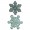 Tim Holtz® Alterations | Sizzix® Bigz™ Die w/Texture Fades - Snowflake Duo