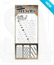 Tim Holtz® Stampers Anonymous Layering Stencils: Shifter Multi Dots THSM01