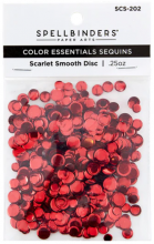 Scarlet Smooth Discs Color Essentials Sequins SCS-202