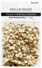 Gold Smooth Discs Color Essentials Sequins SCS-205