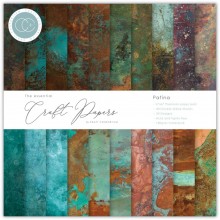 Craft Consortium Double-Sided Paper Pad 6"X6" -- Patina