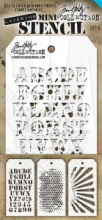 Tim Holtz® Stampers Anonymous Mini Layering Stencil Set #5 MTS005