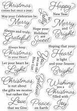 Memory Box Sweet Christmas Clear Stamp Set CL5283