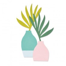 Sizzix Bigz L Die - Vase & Foliage by Jennifer Ogborn