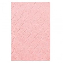 Sizzix Multi-Level Textured Impressions Embossing Folder - Fan Tiles by Jennifer Ogborn