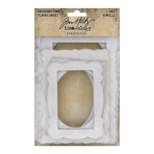 Tim Holtz® Idea-ology™ Paperie - Baseboard Frames: Lace