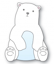 Memory Box Die - Layered Polar Bear 94685