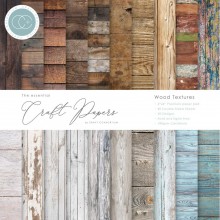 Craft Consortium Double-Sided Paper Pad 6"X6" -- Wood Textures