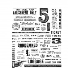 Tim Holtz® Stampers Anonymous Cling Mount Sets -- Eccentric CMS448