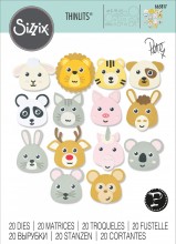 Sizzix® Thinlits® Die Set 20PK - Build an Animal by Pete Hughes