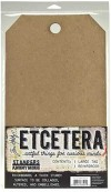 Tim Holtz® Stampers Anonymous Etcetera Large Tag Thickboards THETC-001
