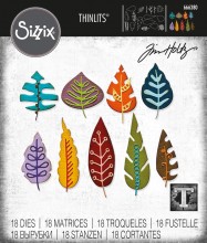 Tim Holtz® Alterations | Sizzix Thinlits™ Die Set 18PK - Artsy Leaves