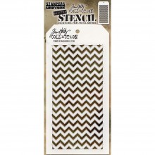 Tim Holtz® Stampers Anonymous Layering Stencils -- Shifter Chevron THS127