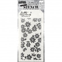 Tim Holtz® Stampers Anonymous Layering Stencils -- Tiny Poinsettia THS163