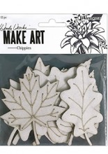 Wendy Vecchi MAKE ART Chippies - Lots of Leaves