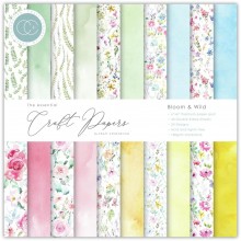Craft Consortium Double-Sided Paper Pad 6"X6" -- Bloom & Wild