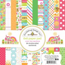 Doodlebug Design Double-Sided Paper Pad 6"X6" - Over the Rainbow