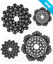 Tim Holtz® Stampers Anonymous Cling Mount Sets -- Doily CMS254