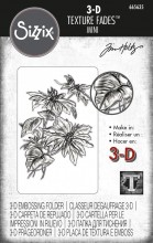 Tim Holtz® Alterations | 3-D Texture Fades™ Embossing Folder - Mini Poinsettia
