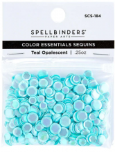 Teal Opalescent Sequins SCS-184