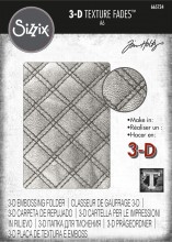 Tim Holtz® Alterations | 3-D Texture Fades™ Embossing Folder - Quilted