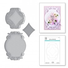 Romantic Chargeour Etched Dies S6-174
