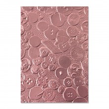Sizzix® 3-D Textured Impressions® Embossing Folder - Vintage Buttons by Eileen Hull®