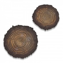 Tim Holtz® Alterations | Sizzix® Bigz™ Die w/Texture Fades - Mini Tree Rings