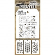 Tim Holtz® Stampers Anonymous Mini Layering Stencil Set #23 MTS023