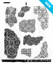 Tim Holtz® Stampers Anonymous Cling Mount Sets -- Fragments CMS368