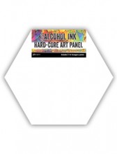 Alcohol Ink Hard-Core Art Panel - Hexagons